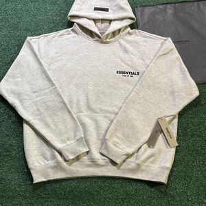 Essentials Gray Hoodie Sweater